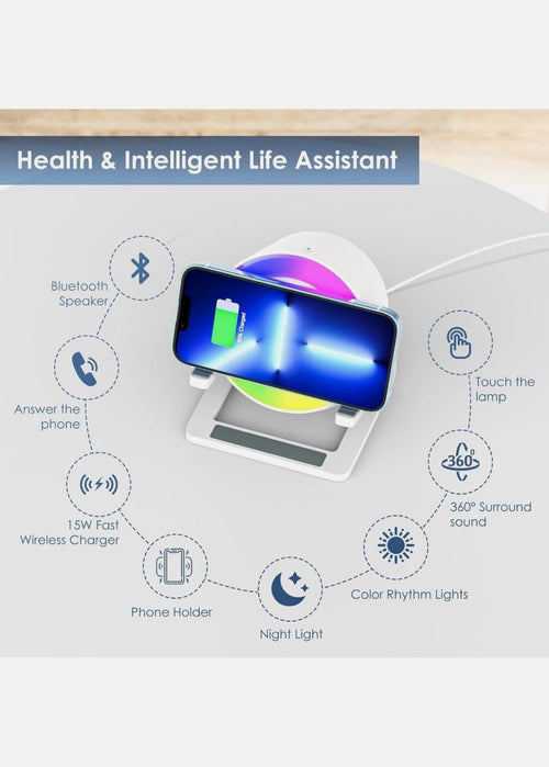 SmartLight 3-in-1 Wireless Charging Night Lamp