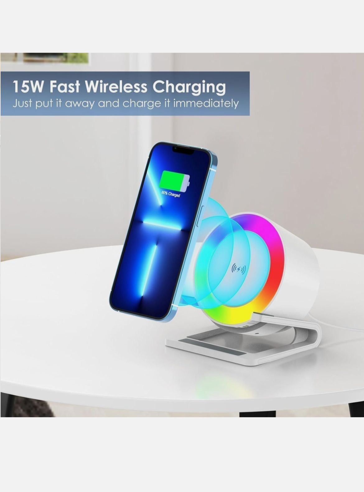 SmartLight 3-in-1 Wireless Charging Night Lamp